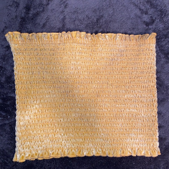 Yellow Hollister tube top - Picture 1 of 2